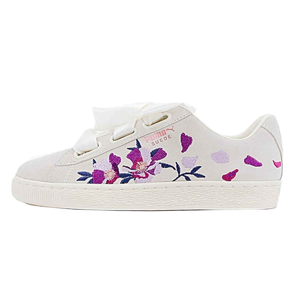 Puma suede heart flowery on sale