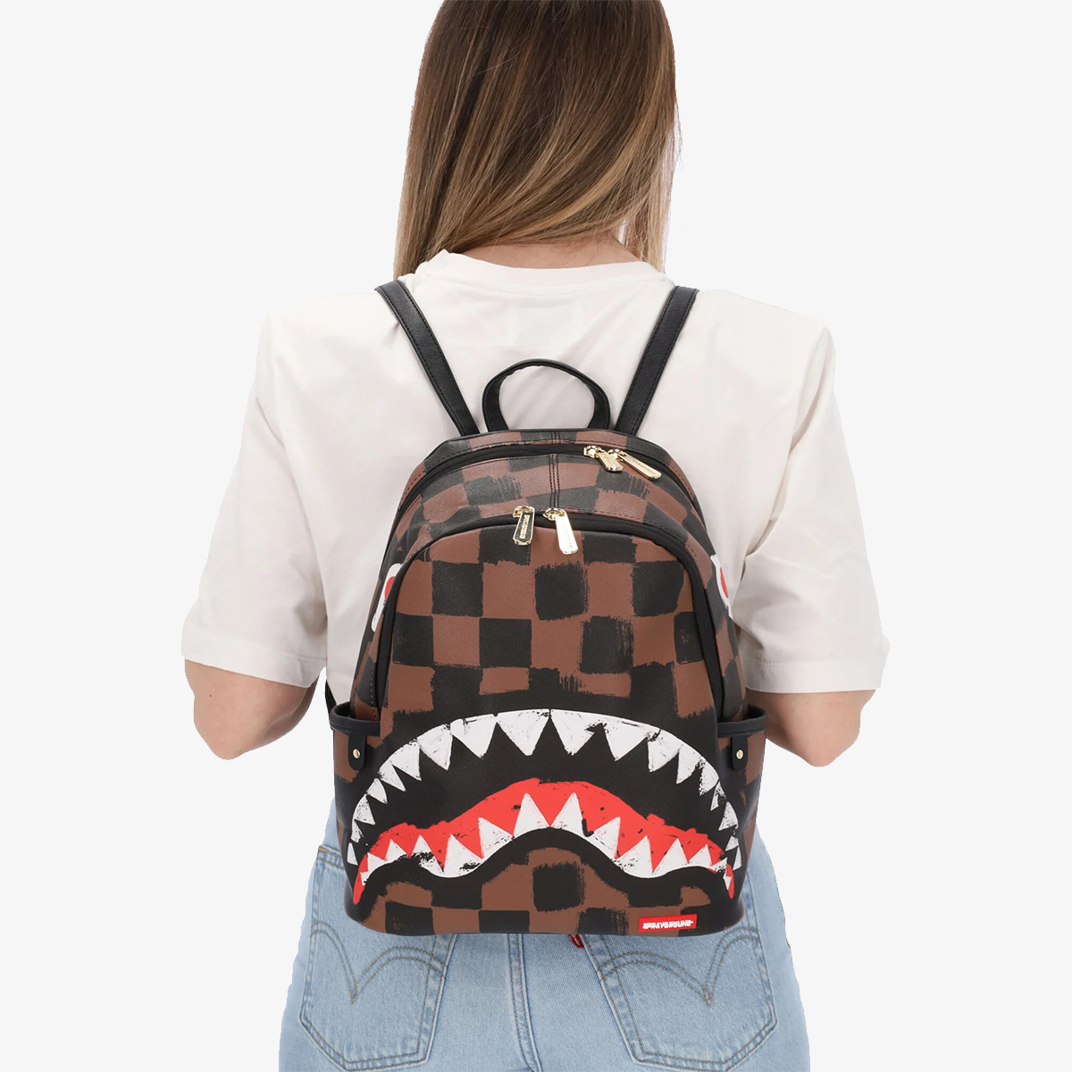 SPRAYGROUND Ruksak SHARKS IN PARIS PAINTED SAVAGE BACKPACK 