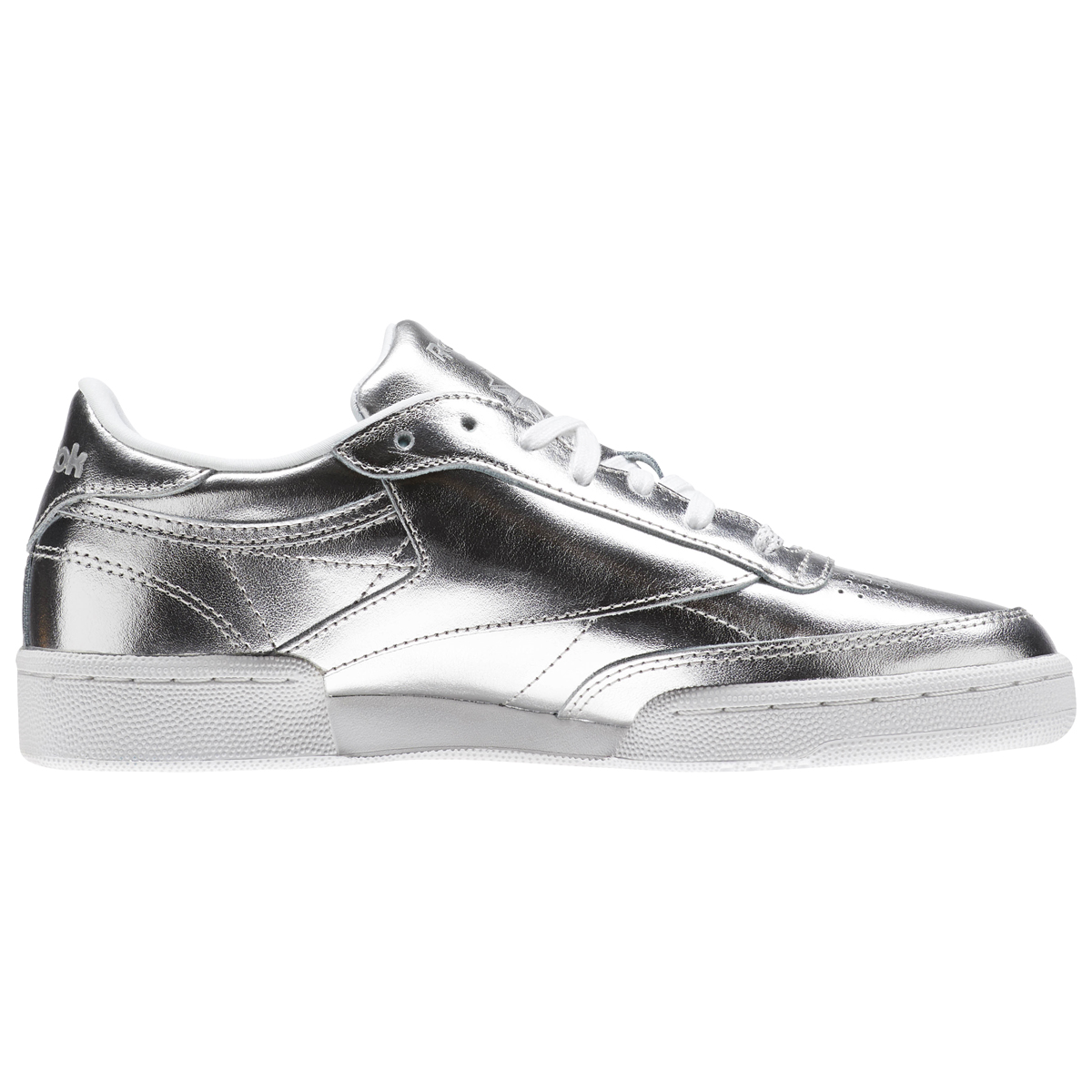 Reebok club c sales 85 shine silver