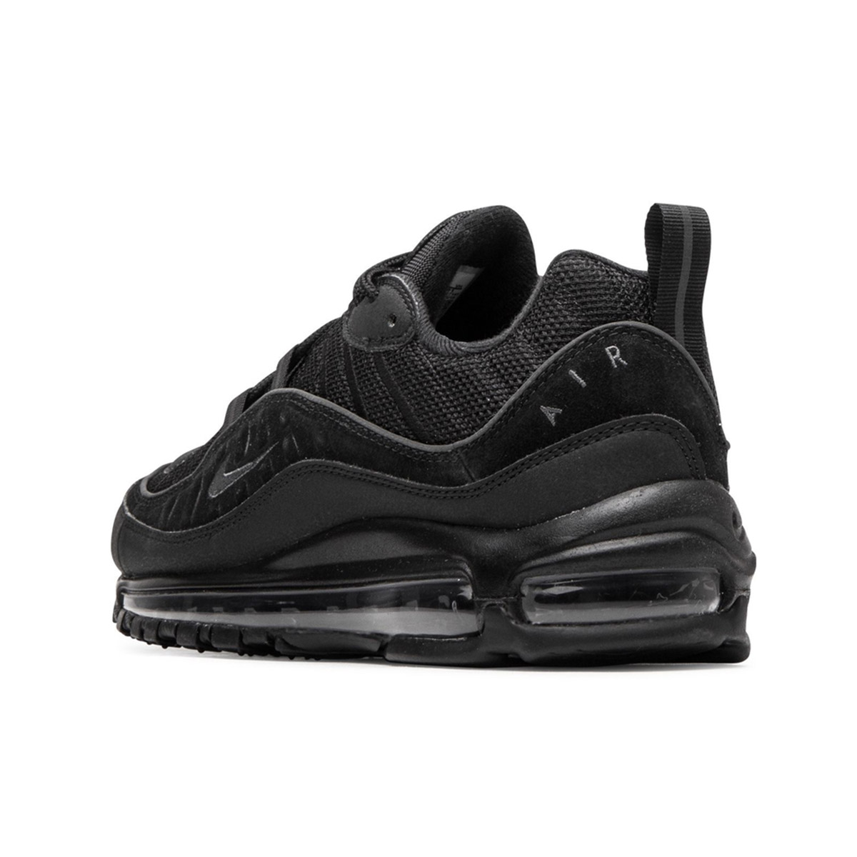 Triple black air max 98 sale