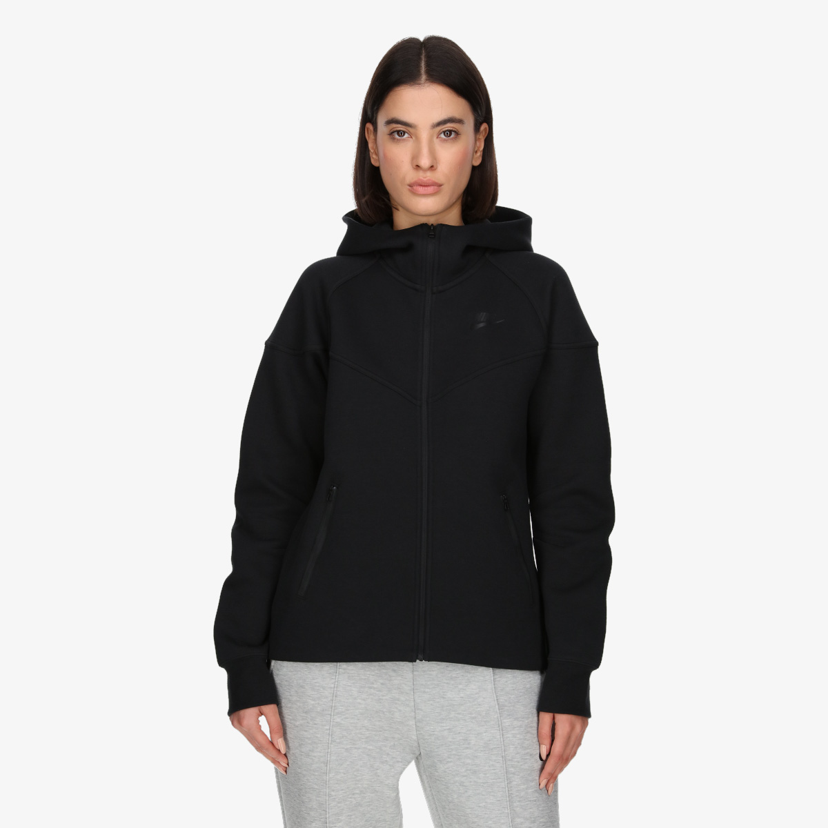 NIKE Majica s kapuljačom na patent Sportswear Tech Fleece Windrunner 