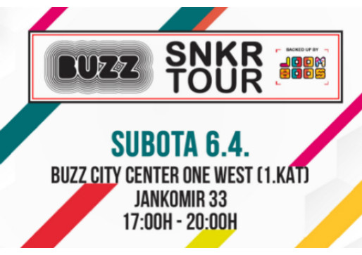 Buzz SNKR tour je savršeni spoj tebe i tvojih omiljenih Youtubera