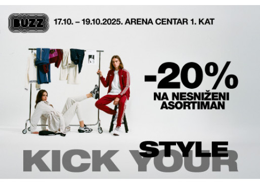 KICK YOUR STYLE UZ -20% NA ODABRANI NESNIŽENI ASORTIMAN!