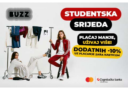 Plaćaj manje uz ZABA i uživaj u Studentskoj srijedi!