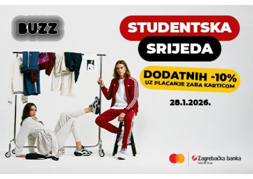 Plaćaj manje uz ZABA kartice i uživaj u Studentskoj srijedi!