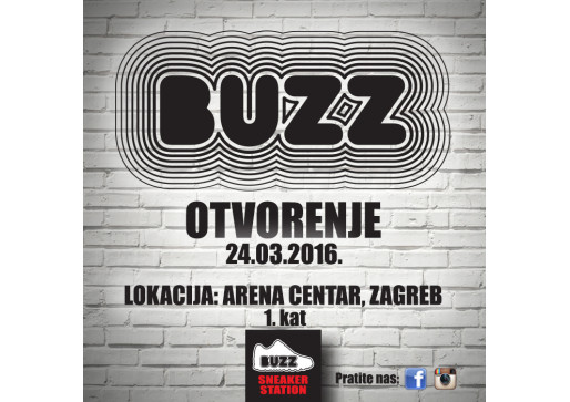BUZZ SNEAKER STATION od sada i u Zagrebu!