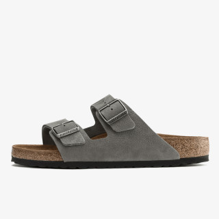 BIRKENSTOCK Natikače Arizona LENB Desert Buck Whale Gray 