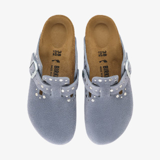 BIRKENSTOCK Papuče Boston Rivet LEVE Stone Blue 