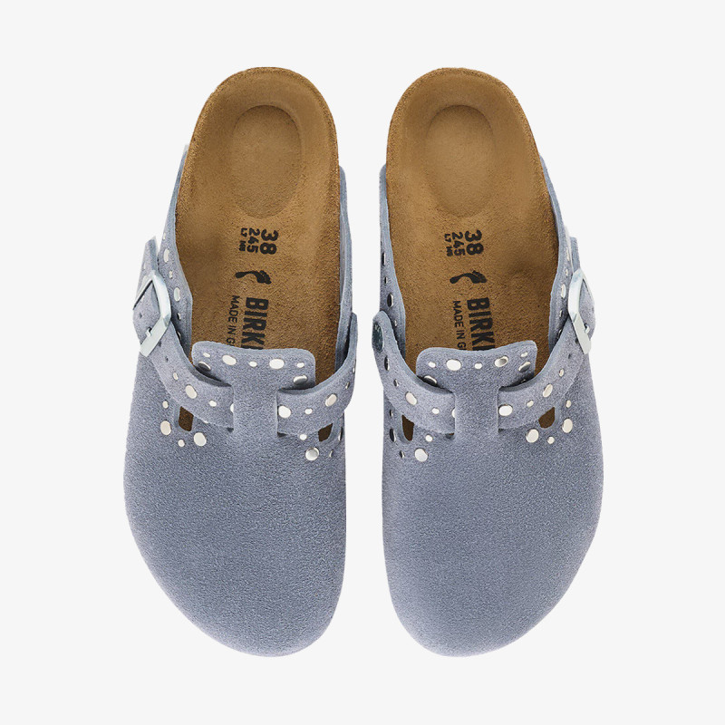 BIRKENSTOCK Papuče Boston Rivet LEVE Stone Blue 