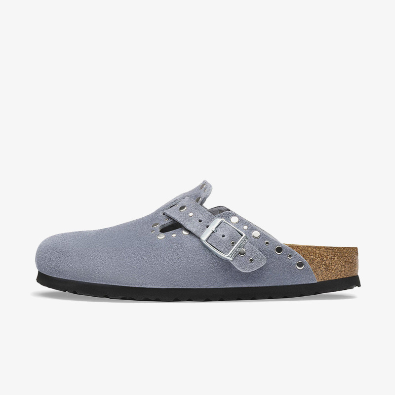 BIRKENSTOCK Papuče Boston Rivet LEVE Stone Blue 