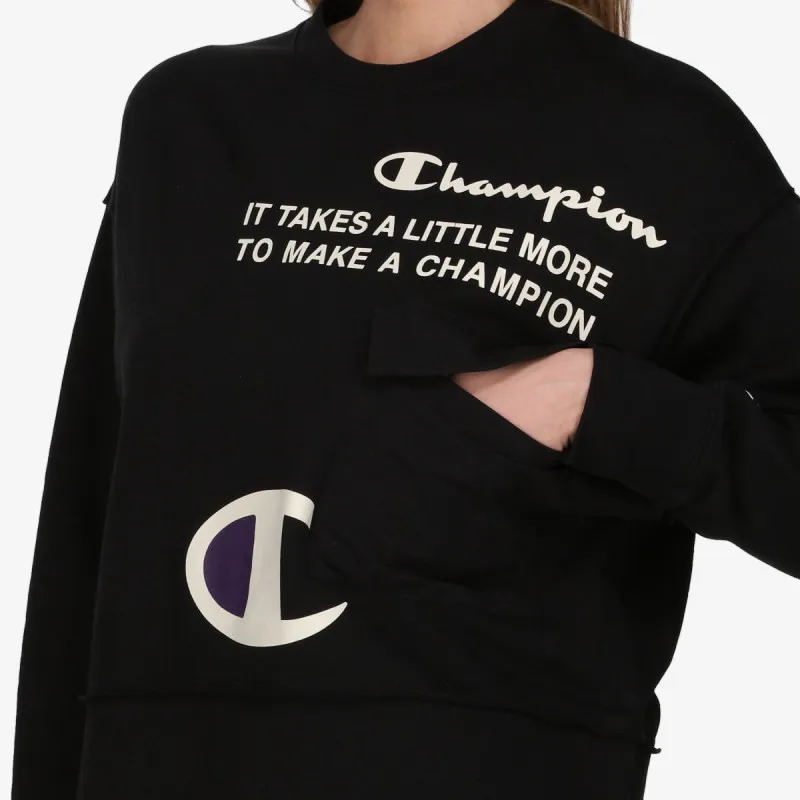 CHAMPION Majica bez kragne LADY ROCH INSP CREWNECK 