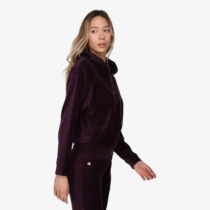 CHAMPION Majica s kapuljačom LADY VELOUR HOODY 