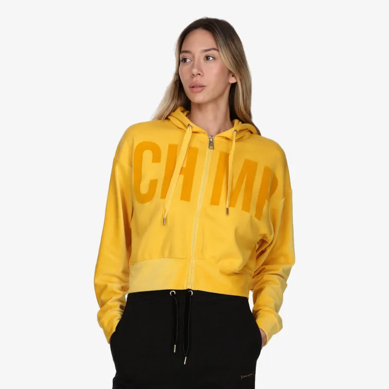 CHAMPION Majica s kapuljačom na patent LADY VELOUR FULL ZIP HOODY 