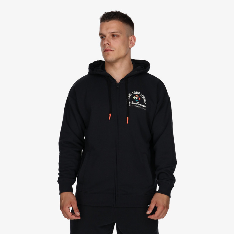 UNDER ARMOUR Majica s kapuljačom na patent PTJ ROCK 