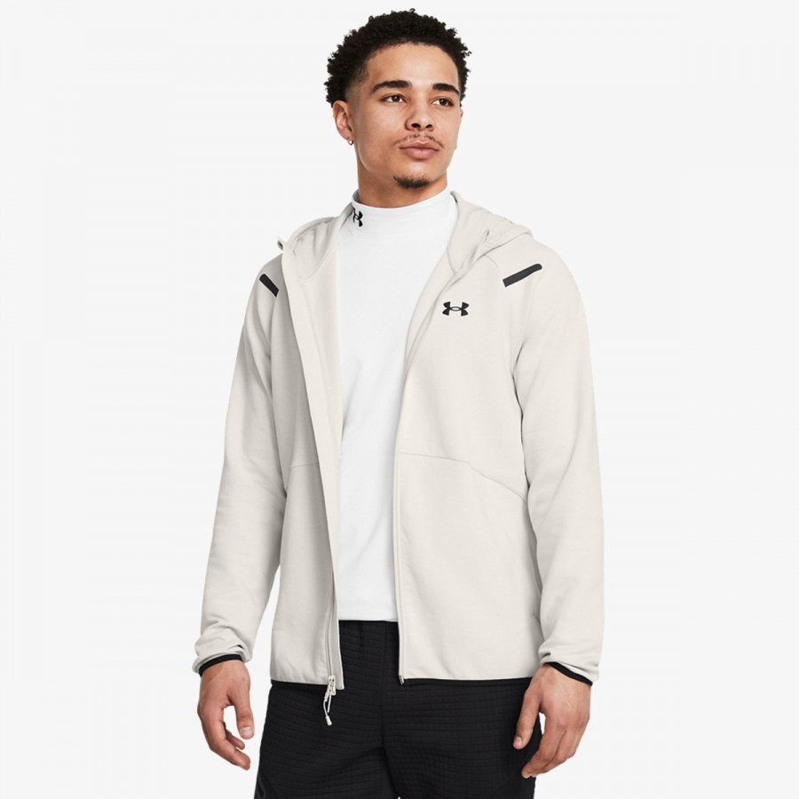 UNDER ARMOUR Majica s kapuljačom na patent UA Unstoppable Flc FZ HD EU 