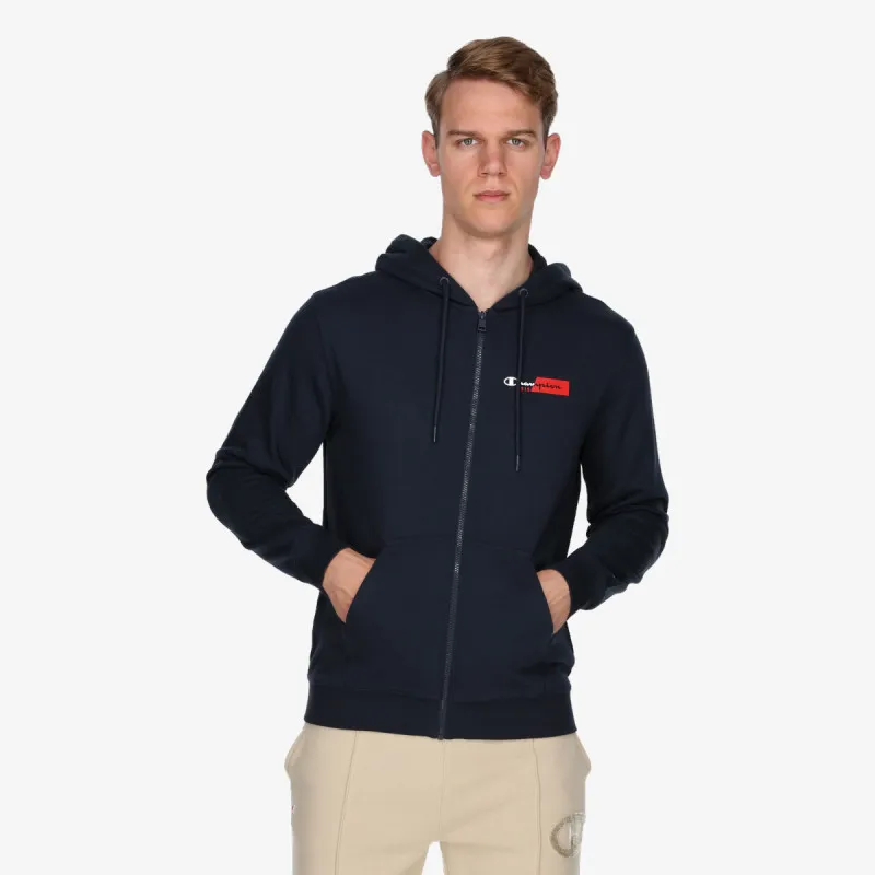 CHAMPION Majica s kapuljačom na patent CLASSIC LABEL FULL ZIP HOODY 