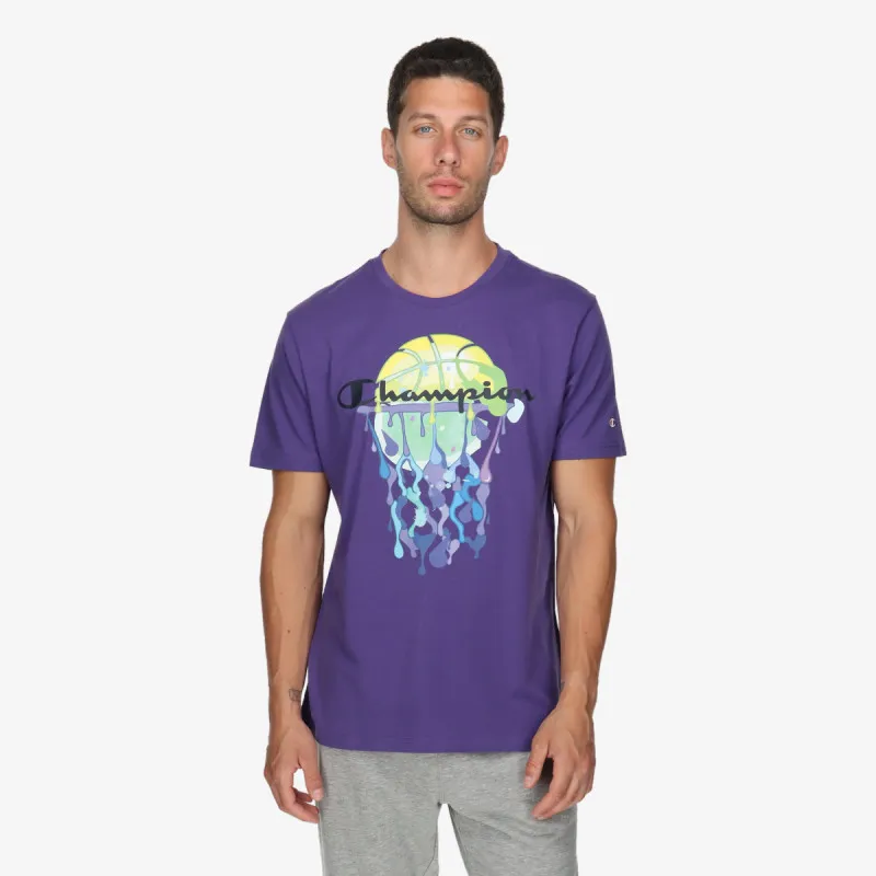 CHAMPION Majica kratkih rukava BASKET MELTING BALL T-SHIRT 