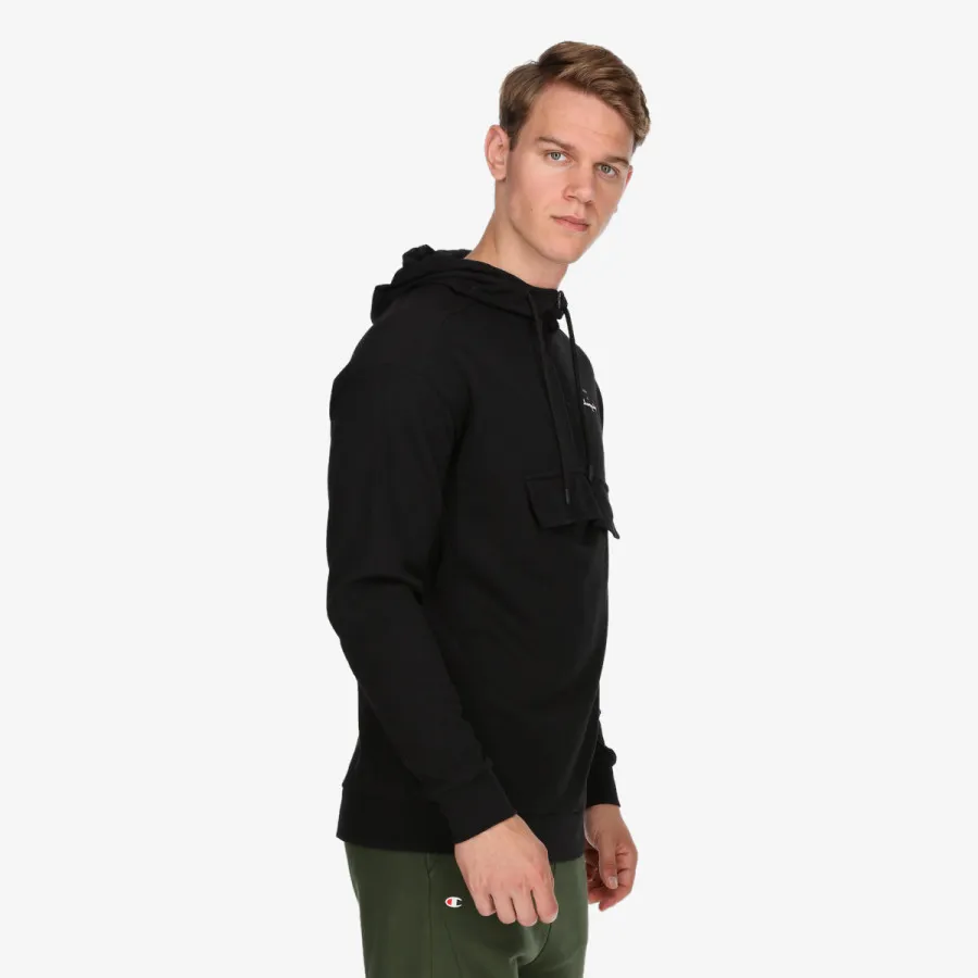 CHAMPION Majica dugih rukava s polu patentom MIX&MATCH HALF ZIP HOODY 