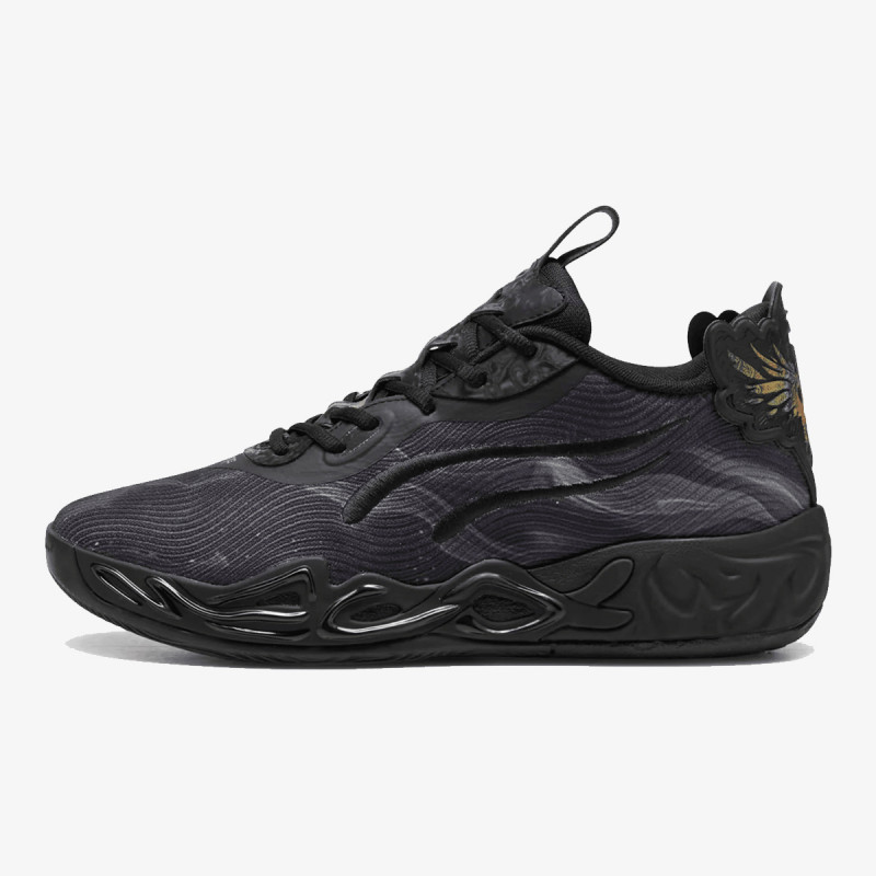 PUMA Tenisice MB.04 Lo Team PUMA Black-Dark Amethyst 
