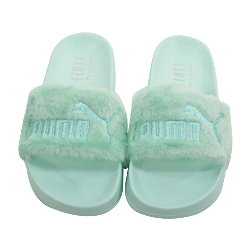 PUMA Natikače FUR SLIDE WNS BAY-PUMA SILVER 