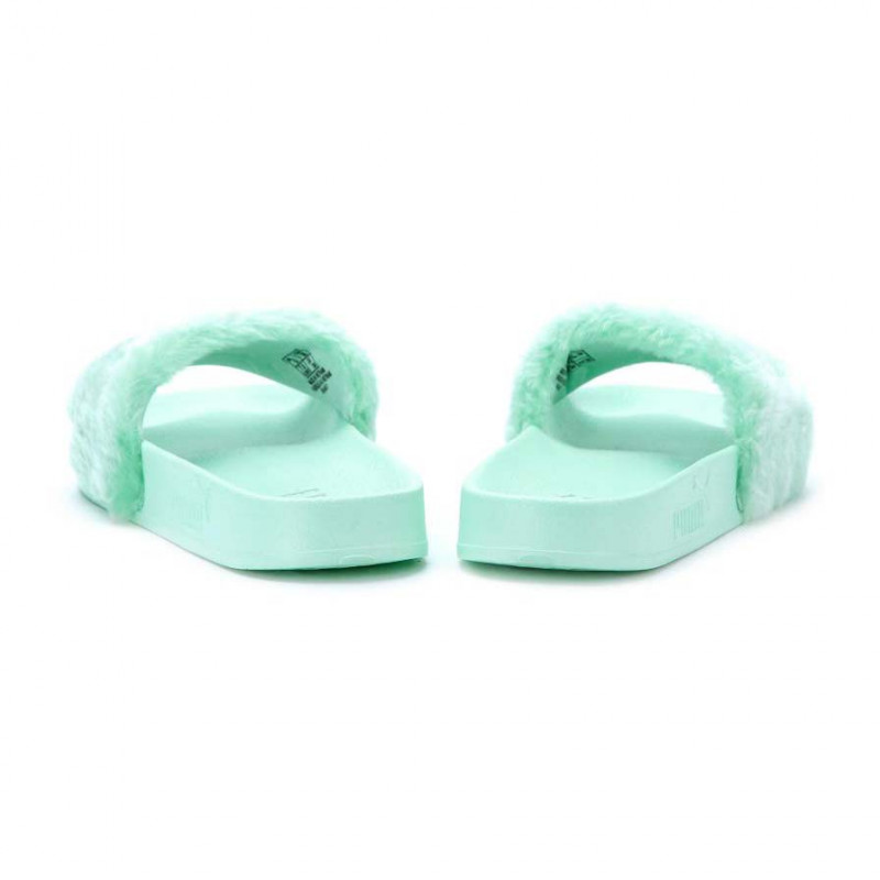 PUMA Natikače FUR SLIDE WNS BAY-PUMA SILVER 