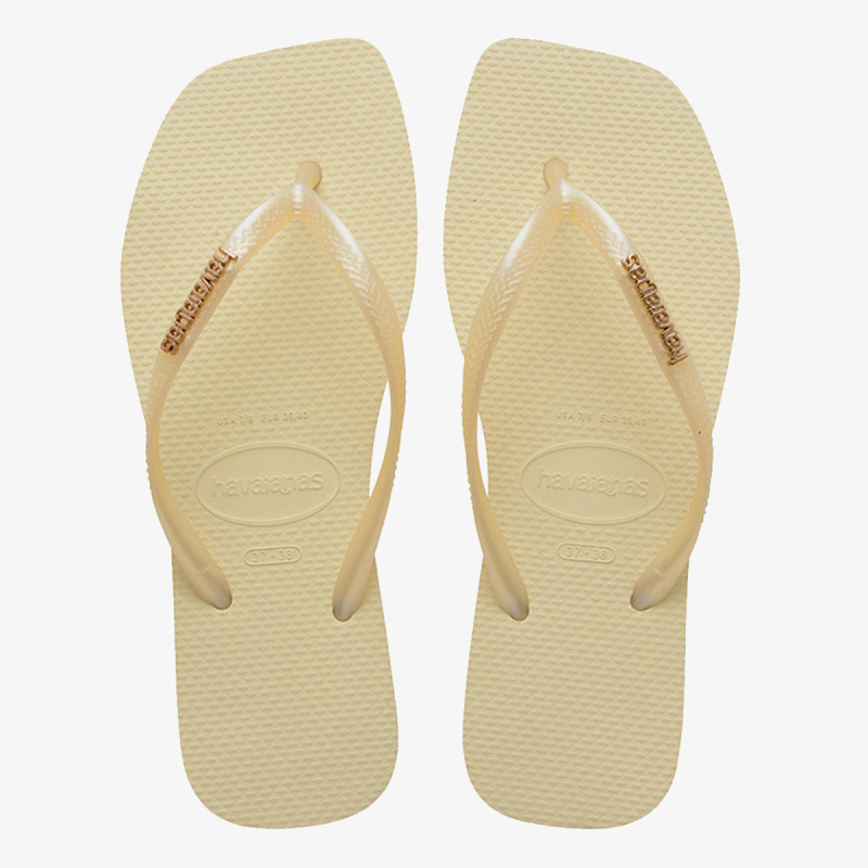 HAVAIANAS Japanke SLIM SQUARE LOGO METALLIC 
