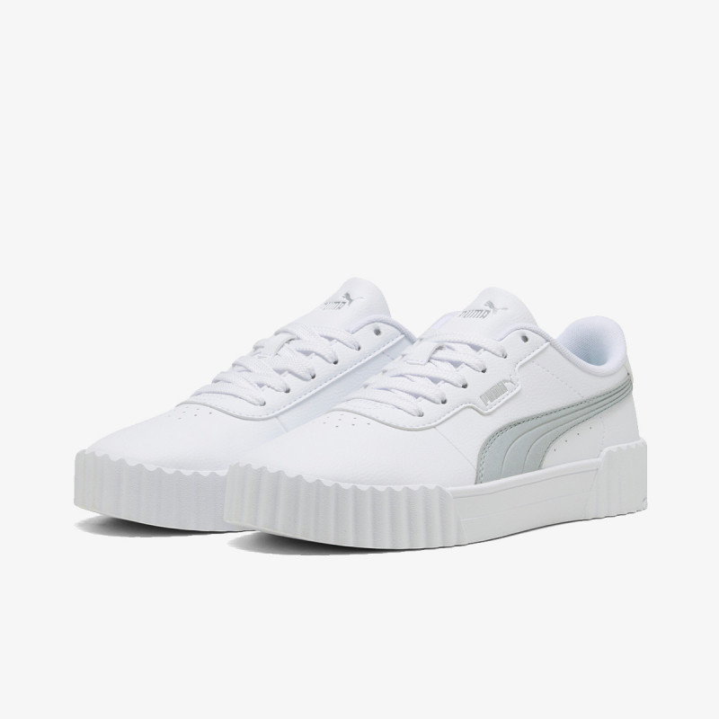 PUMA Tenisice Carina 3.0 Aqua Metallics Puma White-Pum