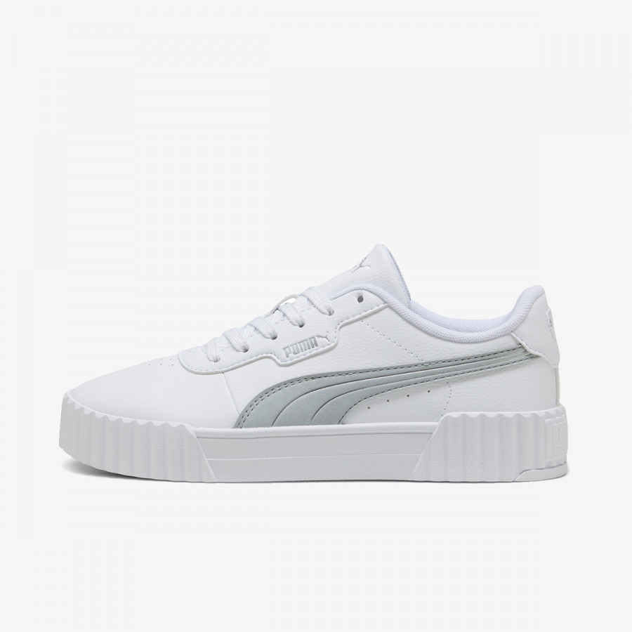 PUMA Tenisice Carina 3.0 Aqua Metallics Puma White-Pum