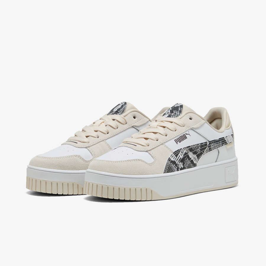 PUMA Tenisice Carina Street Snake Chic PUMA White-PUMA 