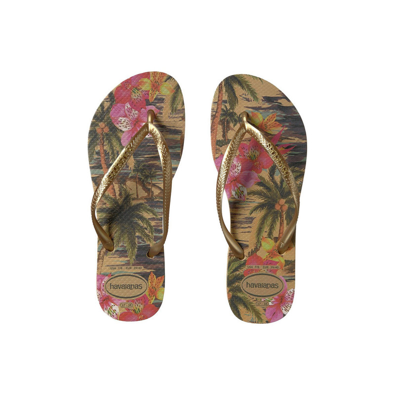 HAVAIANAS Japanke SLIM TROPICAL IVORY 