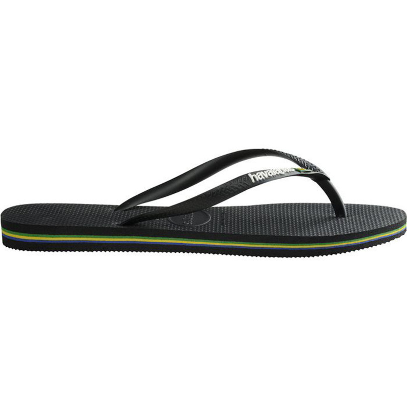 HAVAIANAS Japanke SLIM BRASIL LOGO BLACK 