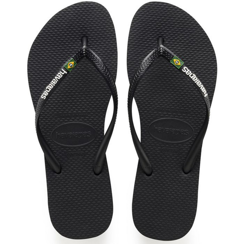 HAVAIANAS Japanke SLIM BRASIL LOGO BLACK Buzz Sneaker Station