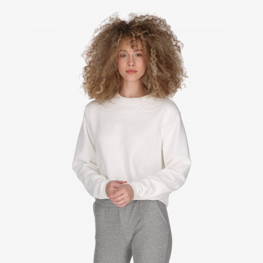 PUMA Majica bez kragne SNOW TIGER Boxy Crew 