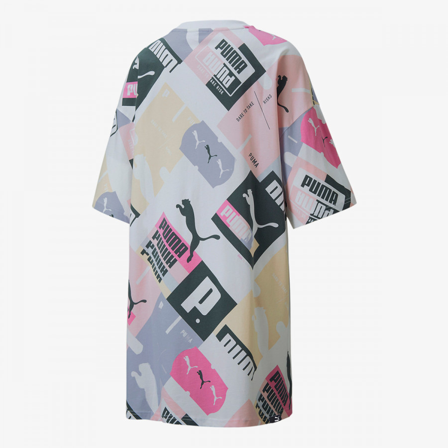 PUMA Haljina PUMA Brand Love AOP Tee Dress 