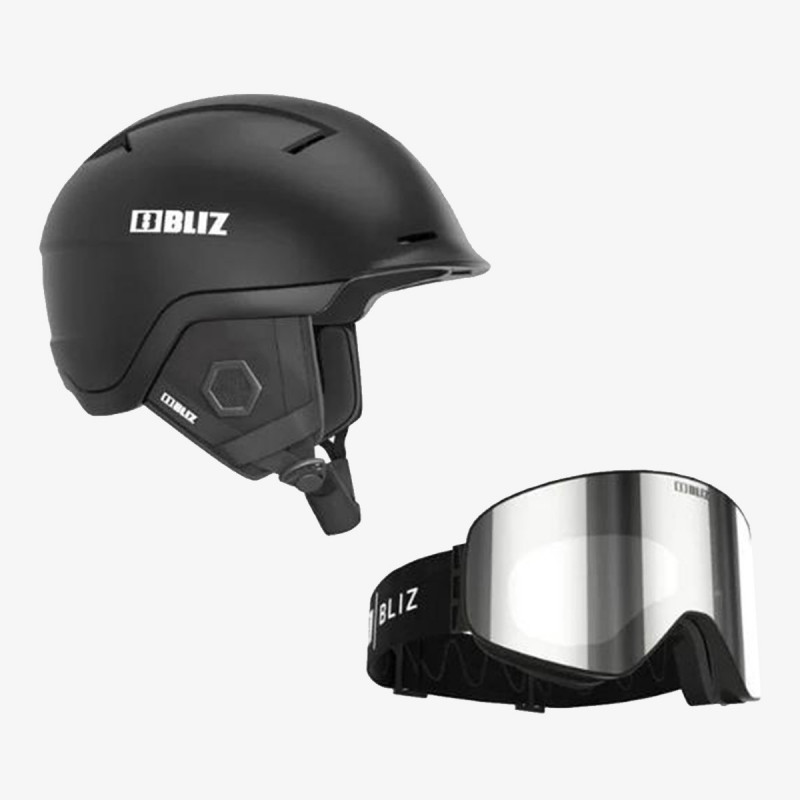 BLIZ Komplet za djecu BLIZ HELMET/GOGGLE PACKAGE BLACK 