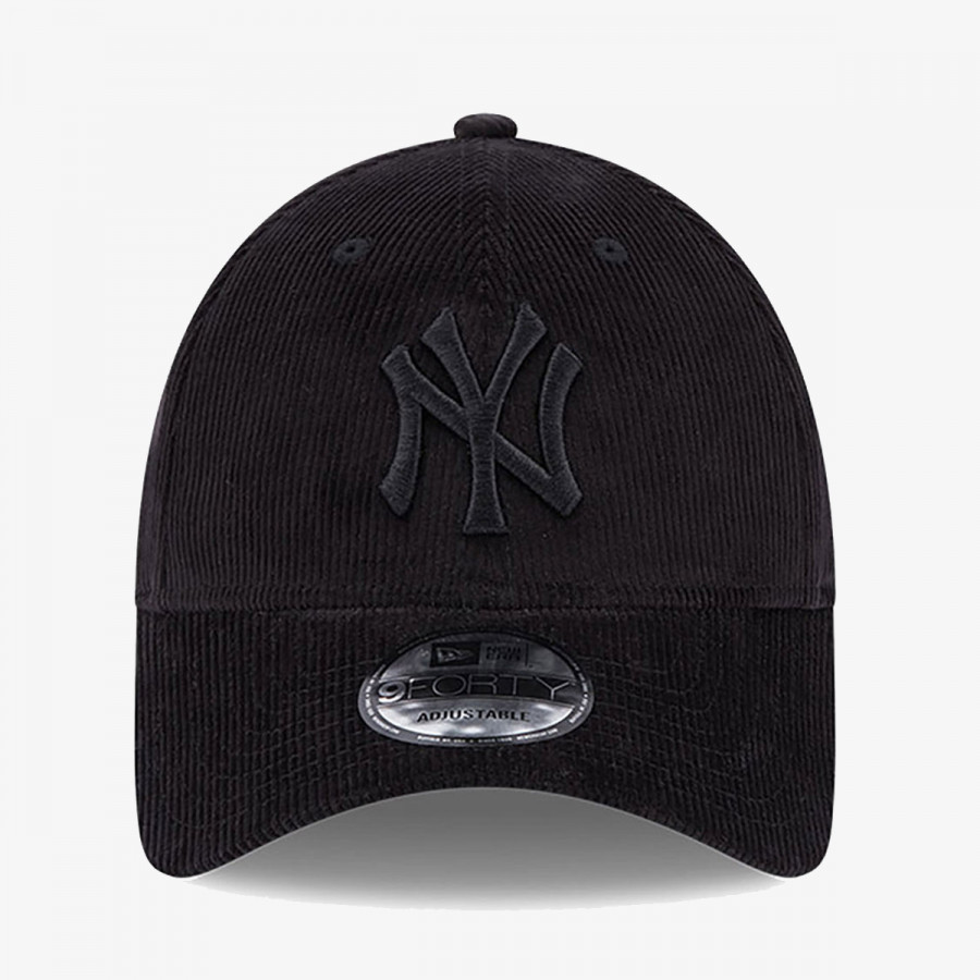 NEW ERA Šilterica CORD 9FORTY NEYYAN  BLKBLK 