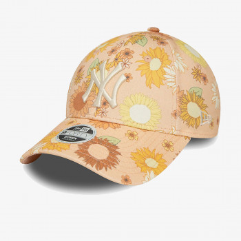 NEW ERA Šilterica WMNS FLORAL AOP 9FORTY NEYYAN  PEACHW 