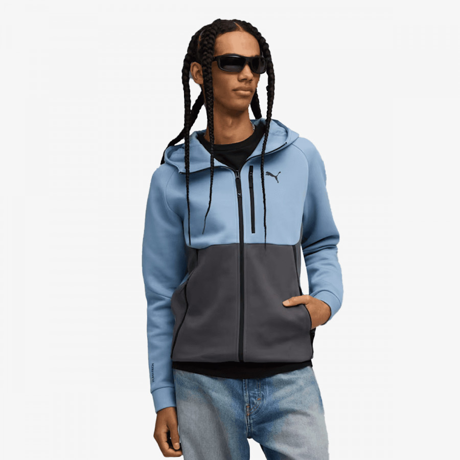 PUMA Majica s kapuljačom na patent TECH Full-Zip Hoodie DK 