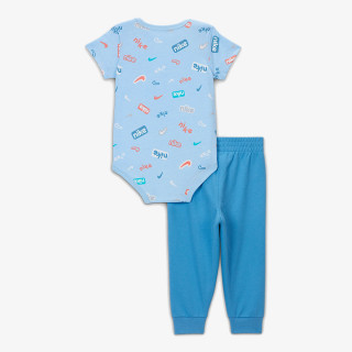 NIKE Komplet za djecu NKN E1D1 SHORT SLV BSPS 
