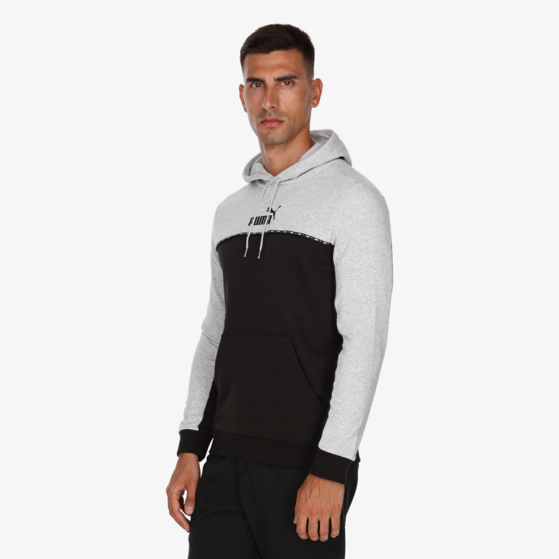 PUMA Majica s kapuljačom PUMA ESS BLOCK x TAPE Hoodie TR