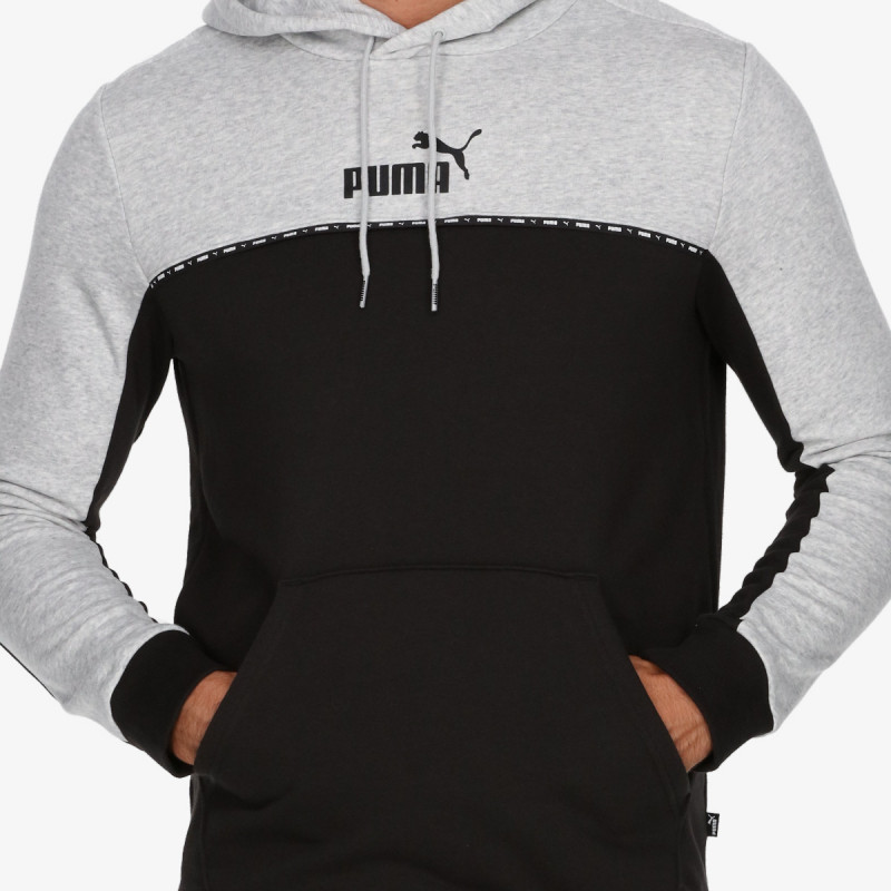 PUMA Majica s kapuljačom PUMA ESS BLOCK x TAPE Hoodie TR