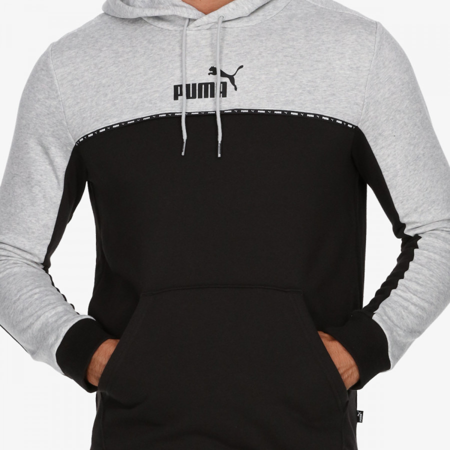 PUMA Majica s kapuljačom PUMA ESS BLOCK x TAPE Hoodie TR