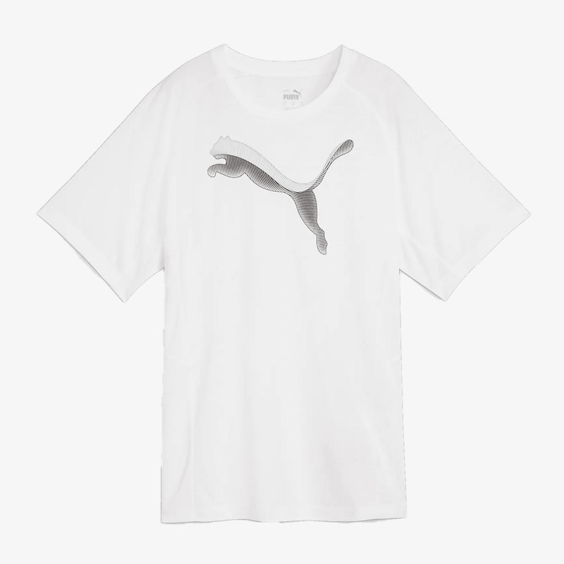 PUMA Majica kratkih rukava EVOSTRIPE Tee PUMA White 