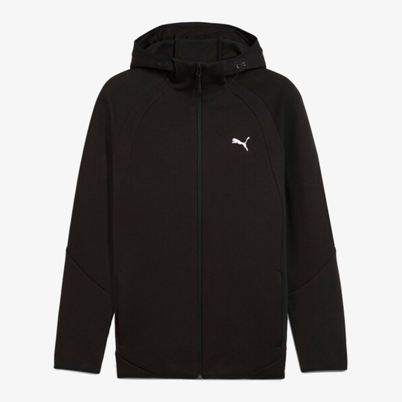 PUMA Majica s kapuljačom na patent EVOSTRIPE FZ Hoodie DK 