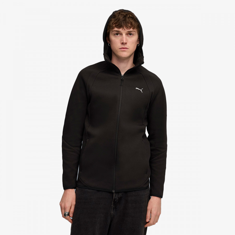 PUMA Majica s kapuljačom na patent EVOSTRIPE FZ Hoodie DK 