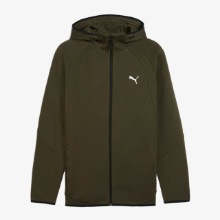 PUMA Majica s kapuljačom na patent EVOSTRIPE FZ Hoodie DK 