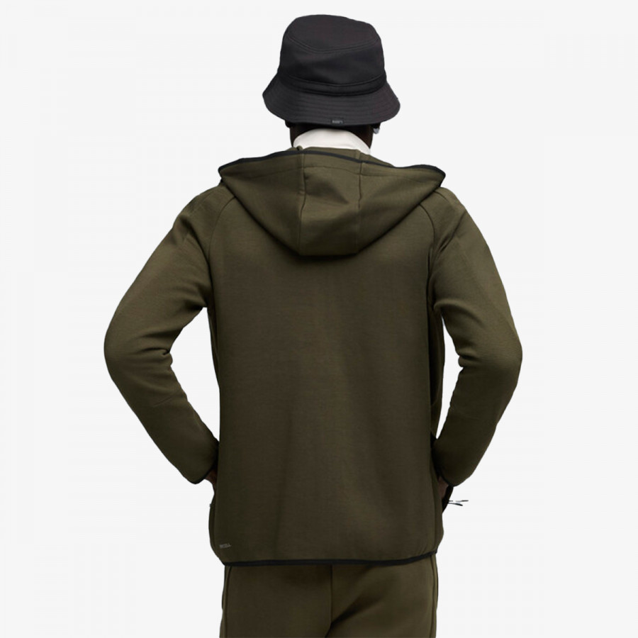 PUMA Majica s kapuljačom na patent EVOSTRIPE FZ Hoodie DK 
