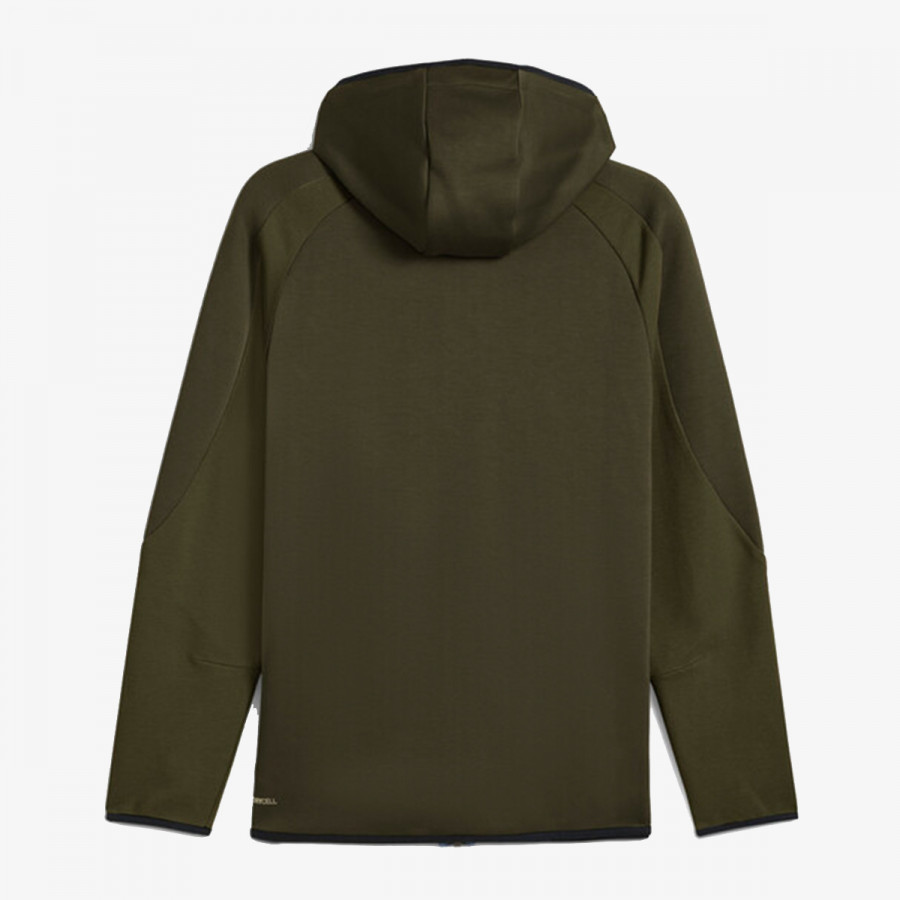 PUMA Majica s kapuljačom na patent EVOSTRIPE FZ Hoodie DK 