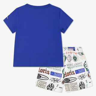 Jordan Komplet za djecu JDB MJ BROOKLYN AOP FT SHORT S 