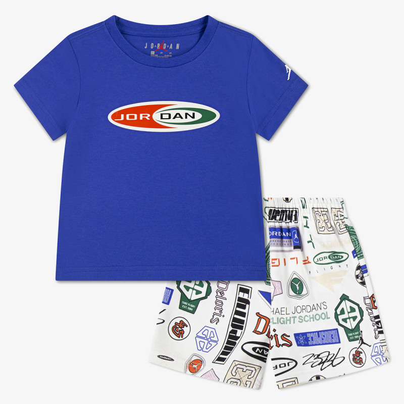 Jordan Komplet za djecu JDB MJ BROOKLYN AOP FT SHORT S 